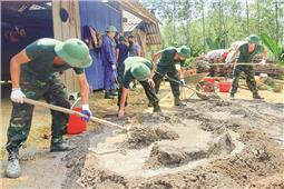 Về nơi gian khó, thắm tình quân dân 